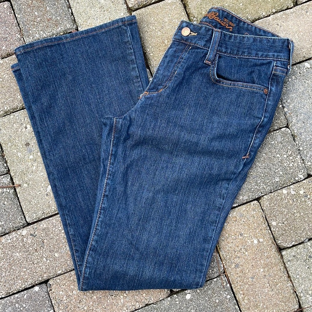 Eddie Bauer Classic Dark Wash Jeans Size 4 - Picture 2 of 10